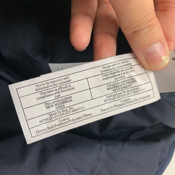 J Crew Excursion Quilted Down Vest Womens XXS 2XS Pockets Full Zip Curved Hem - Picture 11 of 16